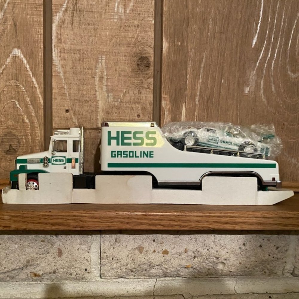 1988 Hess Truck with race car